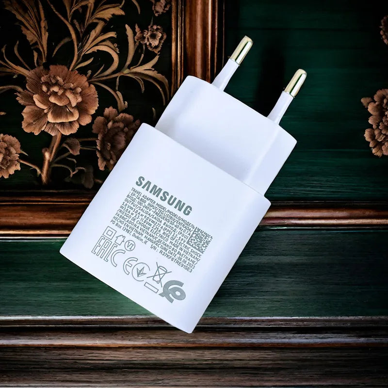 Samsung 25W Type C Fast Charger Adapter for Galaxy Phones and Devices