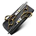 6-Inch Fish Scale Handle Hair Cutting & Thinning Scissors for Salon & Home Use