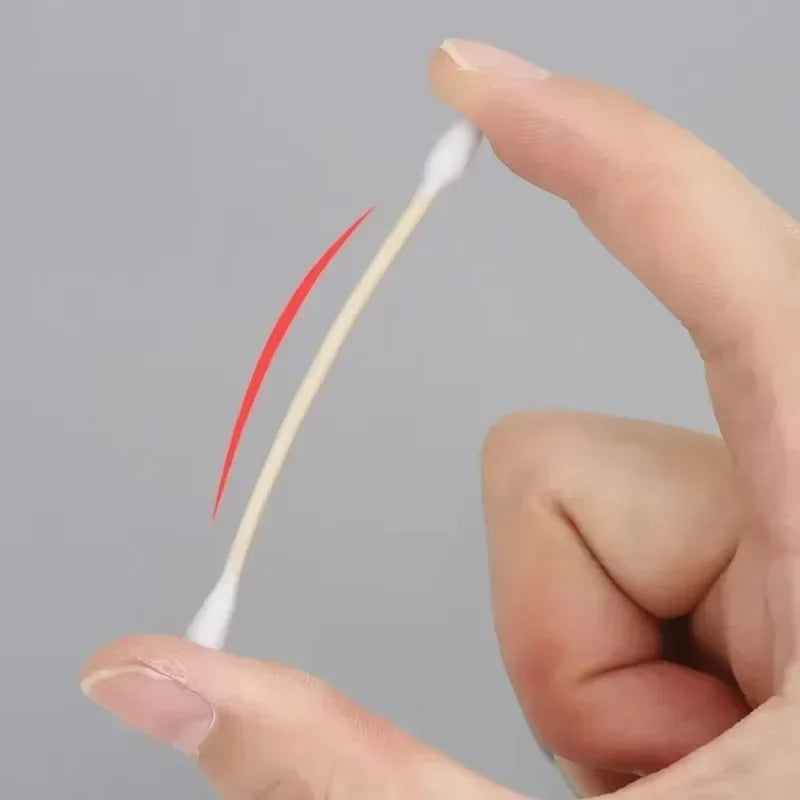 Bamboo Cotton Swabs Ear & Makeup Cleaning Tools 100/300/500PCS