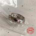 Geometric Zircon Ring for Women & Men - Adjustable Handmade Jewelry Gift