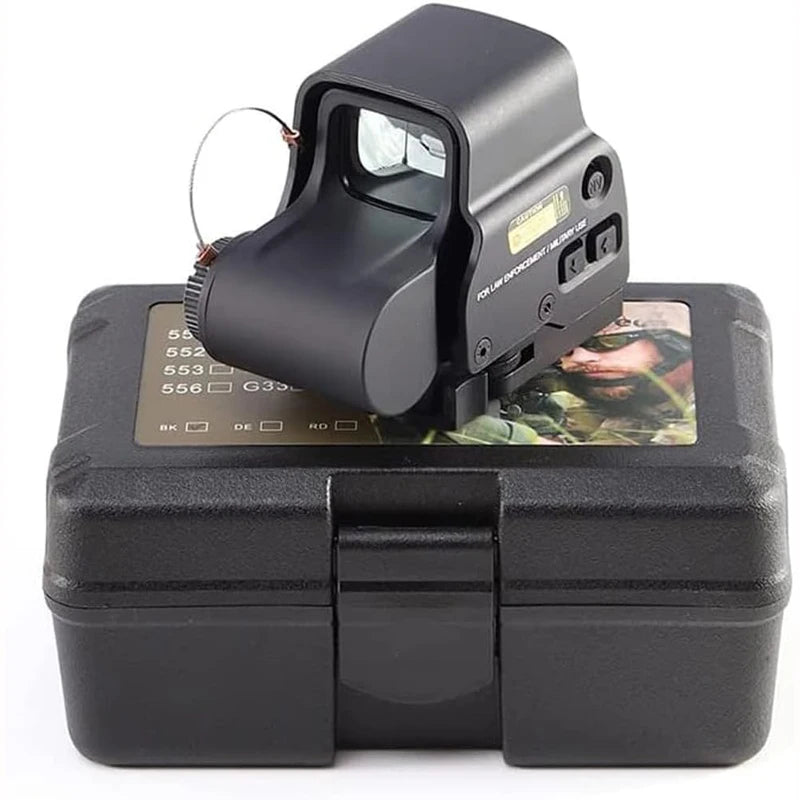 Red Green Dot Reflex Sight with Picatinny 20mm Quick Release Mount - 1x Magnification