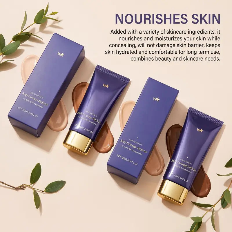 Full Body Coverage Waterproof Body Concealer Foundation for Blemishes & Tattoos