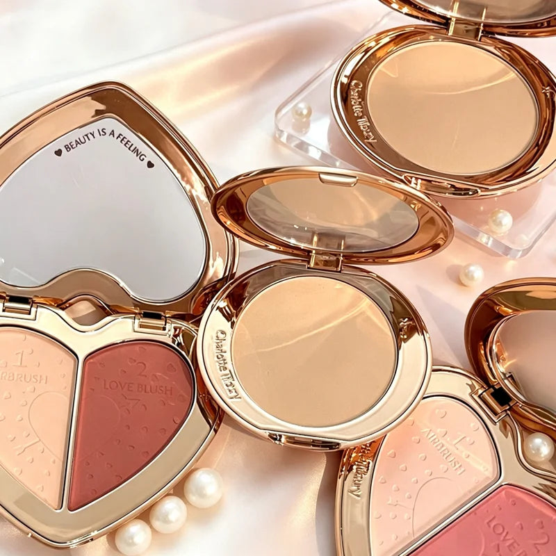 Charlotte Lip Balm Facial Setting Powder with Flawless Finish - Moisturizing Makeup Setting Spray