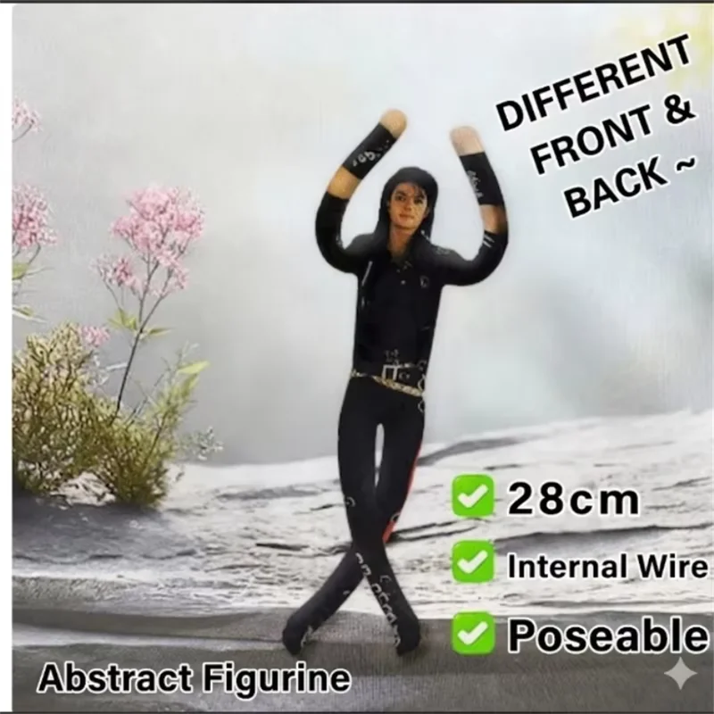 Anime Michael Jackson Plush Doll - Cosplay Prop, Joint Mobility Figurine, Room Decoration Gift