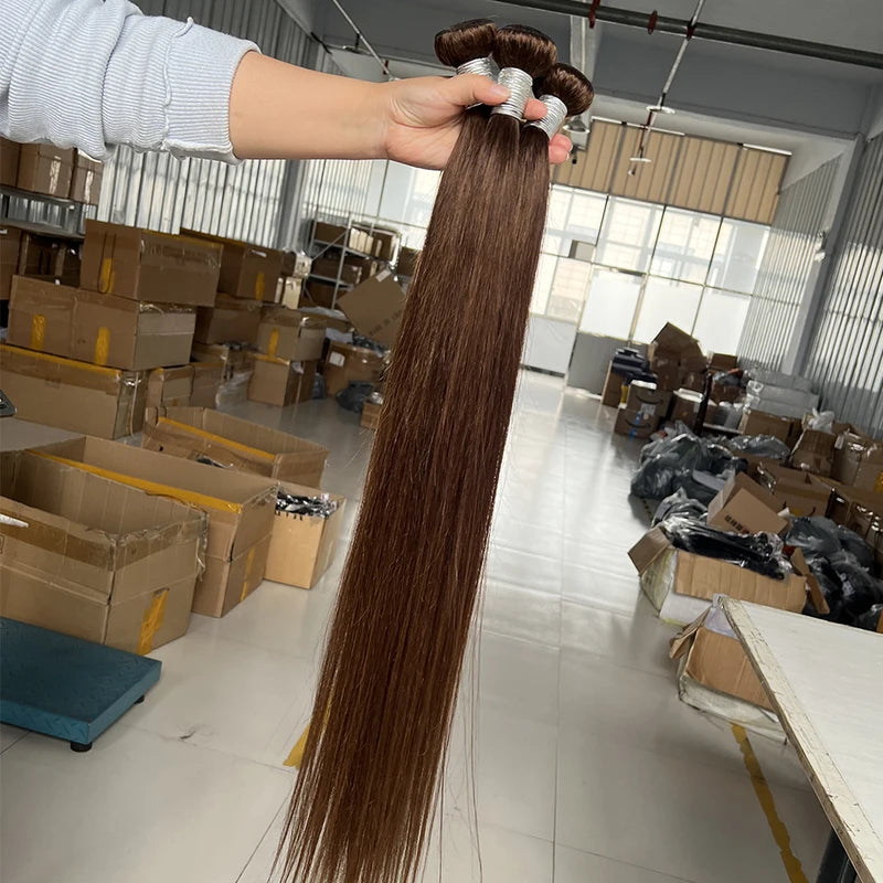 Human Hair Bundles - Brazilian Straight Remy Hair Weave, 10-30 Inches