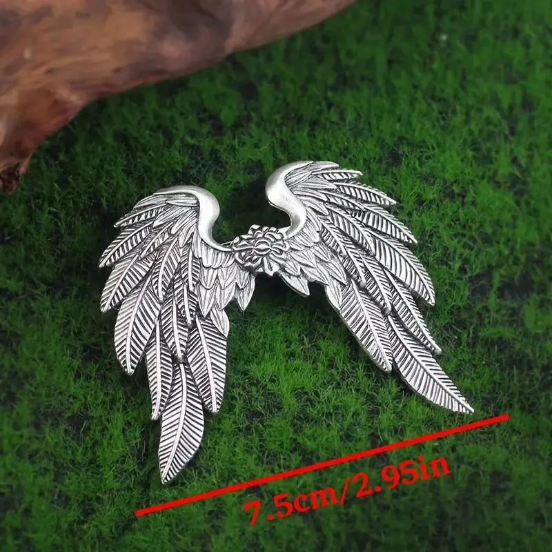 Halloween Angel Wing Hair Clip Spring Clip for Back of Head - Alloy Accessory