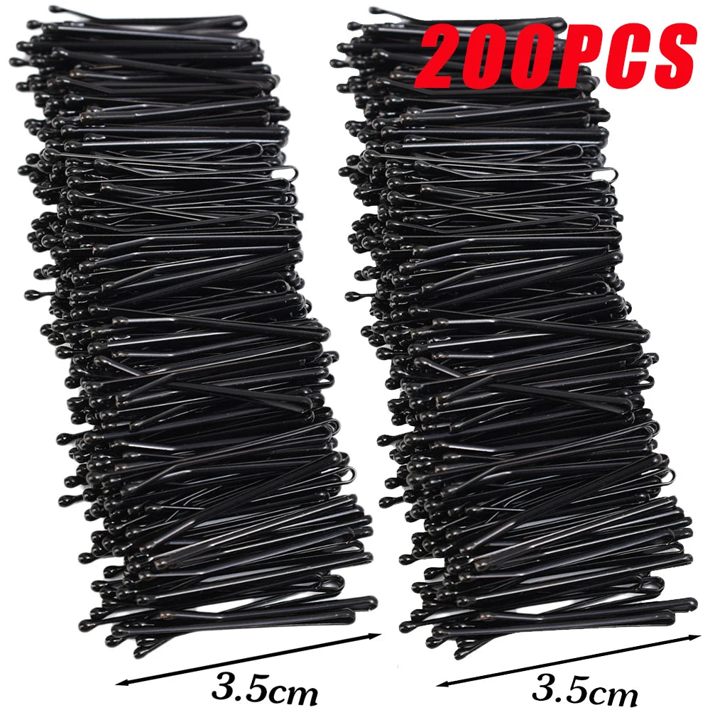 Ultra-Invisible Hair Clips - 3.5cm U-Shaped Bobby Pins for Women & Kids