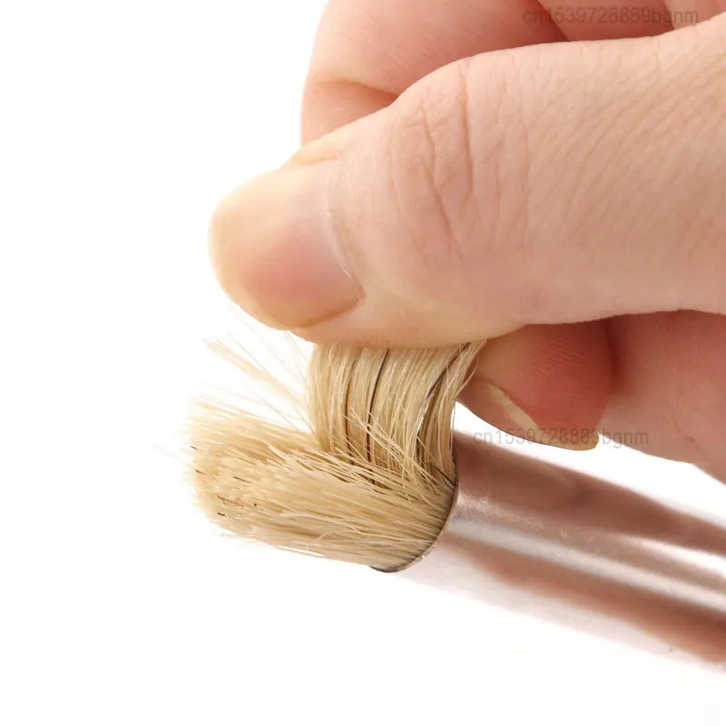 Set of 3/6 Paint Brushes for Acrylic Watercolor Oil Art Crafts Wooden Handle