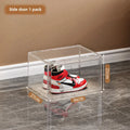 Large Transparent Sneaker Organizer Box with Magnetic Closure - Stackable Shoe Storage