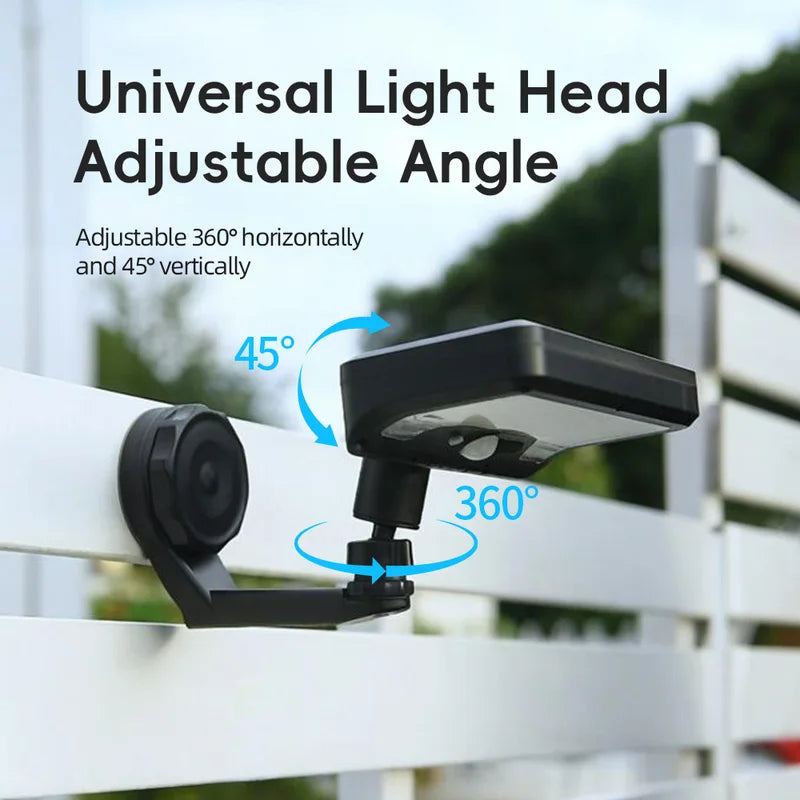 Solar Outdoor Wall Light with Human Body Induction, Super Bright Street Lamp