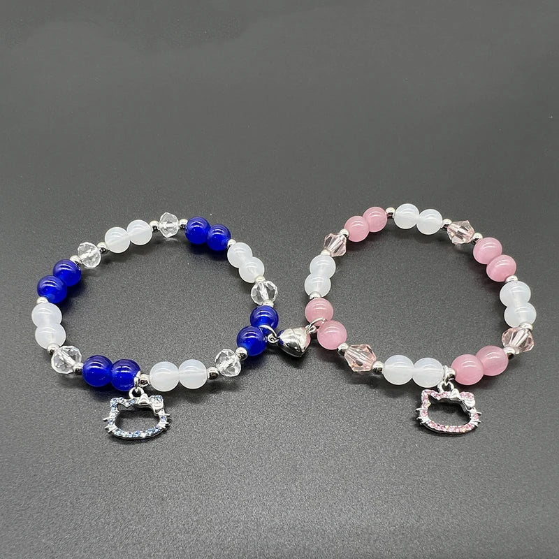 Matching Spider Friendship Bracelets for Couples & Best Friends Jewelry Gift Set