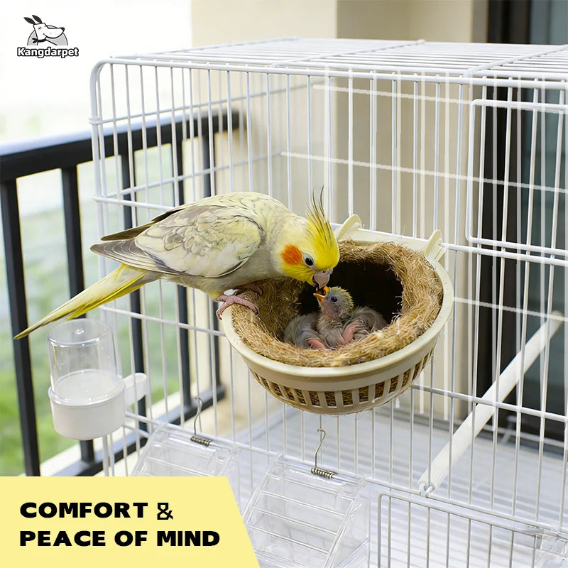 Waterproof Outdoor Bird House Hanging Nest for Garden Patio Yard Decoration