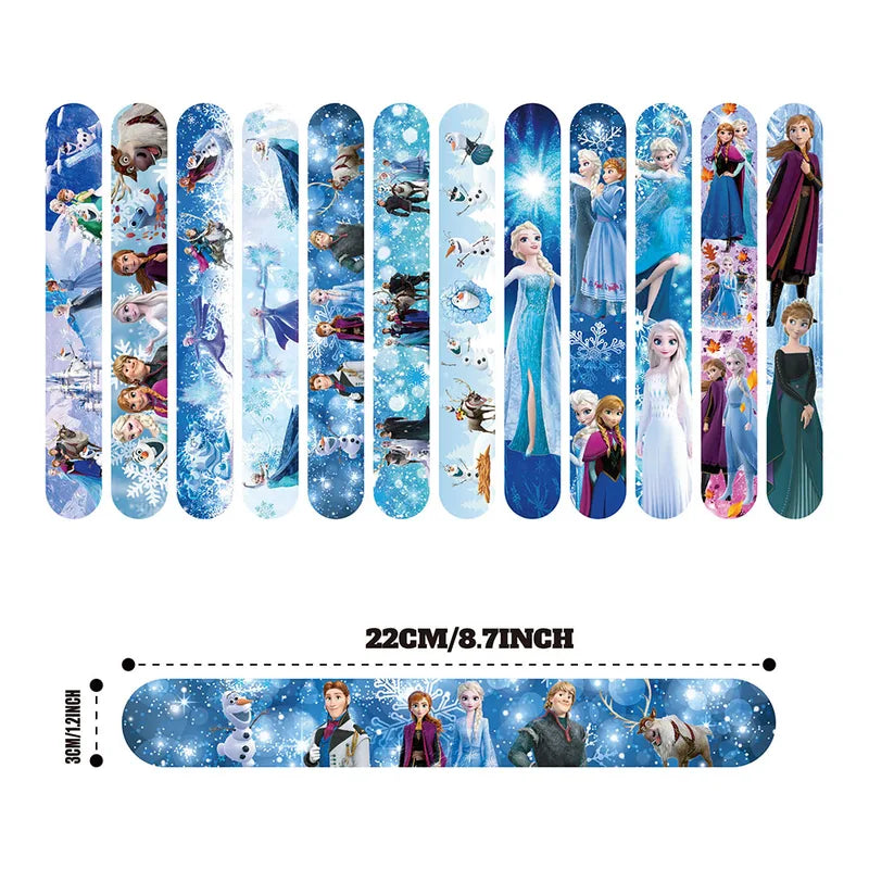 12pcs Frozen Cartoon Bracelets for Kids Birthday Party Favors