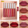 Matte Lip Gloss Set - Moisturizing Long-Lasting Lip Makeup in Multiple Colors