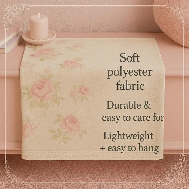 Decorative Wall Tapestry for Bedroom & Dorm - Pink Angel Anime Design