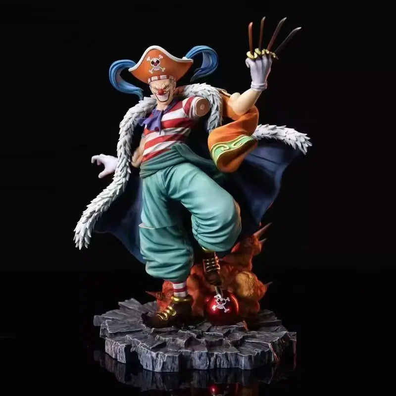 26cm PVC One Piece Buggy The Man of the Grand Line Anime Figure Model Statue