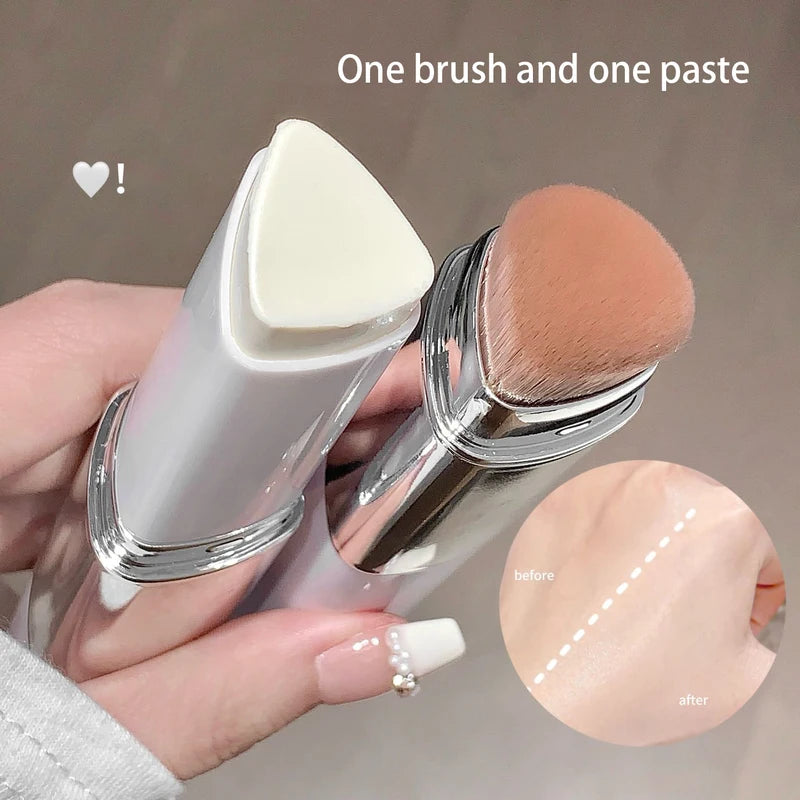 2-in-1 Color-Changing Foundation Stick - Lightweight Moisturizing Brightening