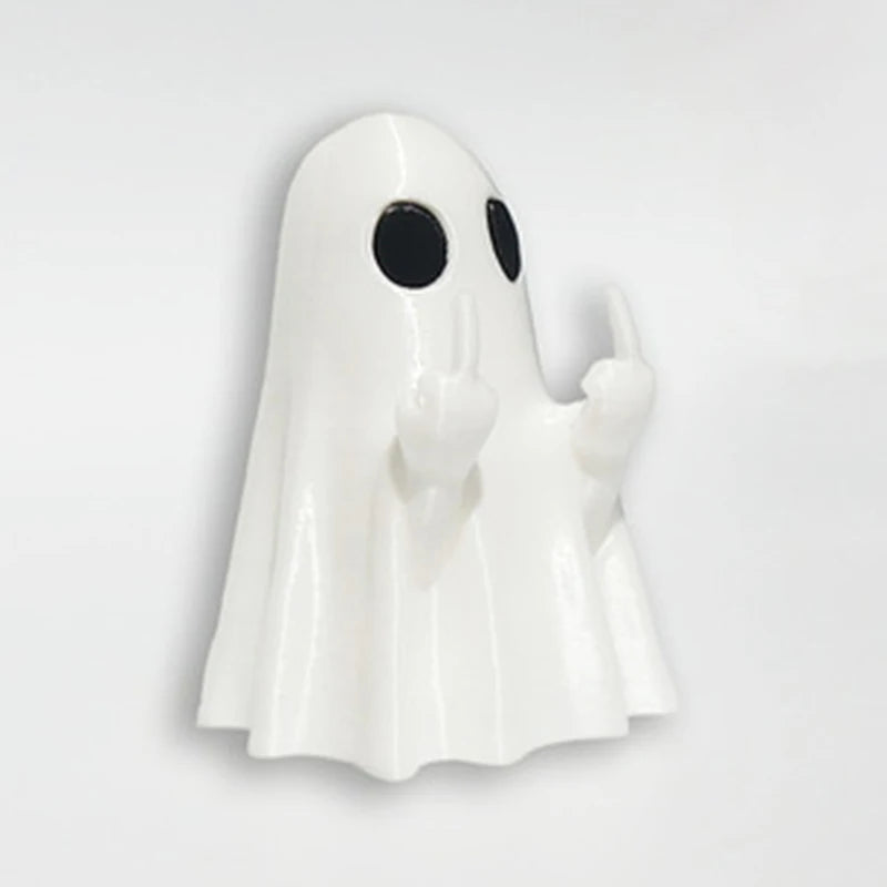 Luminous Ghost Figurine Halloween Decoration Small Scary Table Ornament
