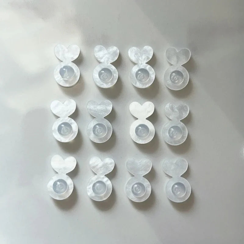 Large Earring Backings and Ear Lifters Acrylic Stopper for Jewelry Safety