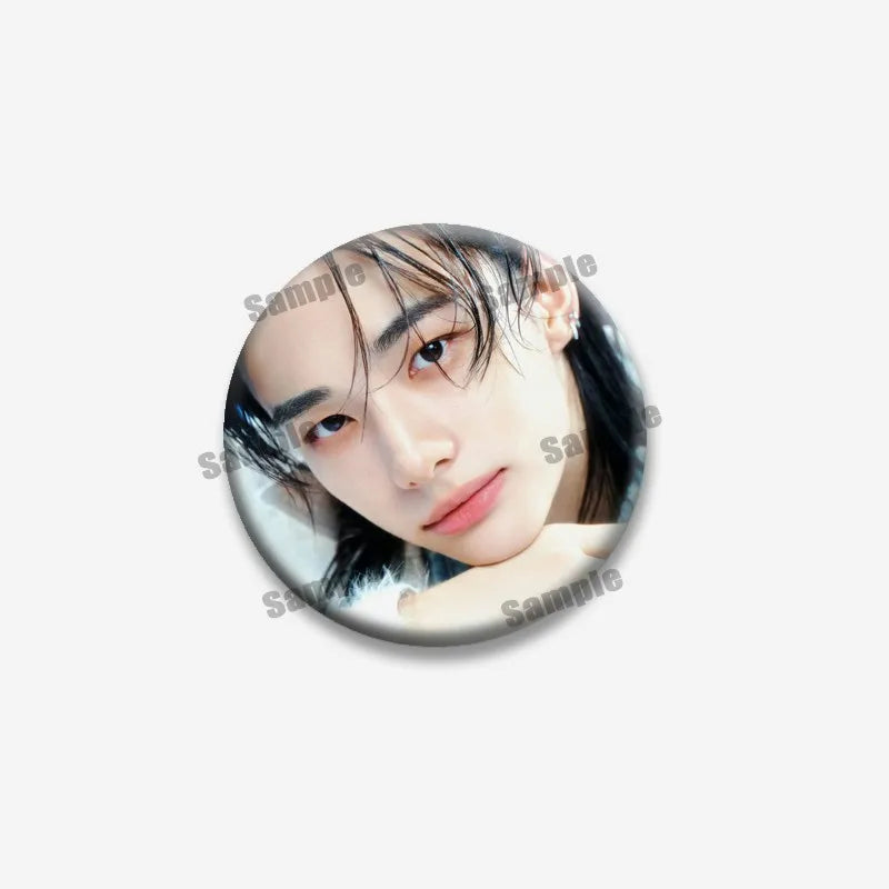 Kpop Boys Band Coin Badge Lapel Pin Jewelry for Fans - Multiple Colors & Sizes