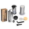 Portable 300ml AeroPress Coffee Maker with Filter Paper Kit and Grinder