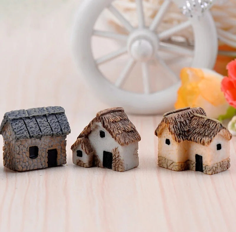 Miniature Fairy Garden Figurines Set - Resin Animal Decorations for Home & Dollhouse