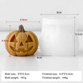Halloween Ghost Pumpkin Silicone Mold for DIY Candle Soap Resin & Home Decor