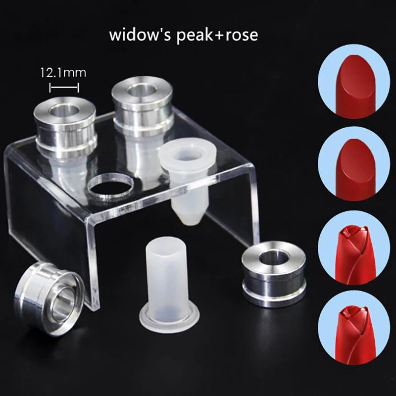 DIY Lipstick Mold Silicone 4-Cavity Makeup Tool for Lip Gloss & Balm