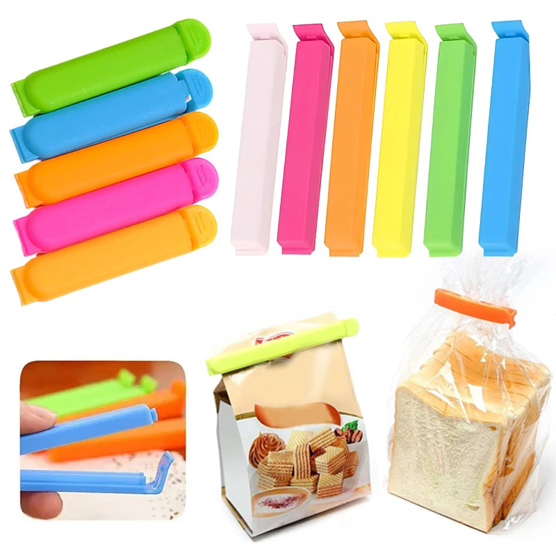 10/20 Pack Food Storage Bag Clips Sealing Clamp Kitchen Accessories