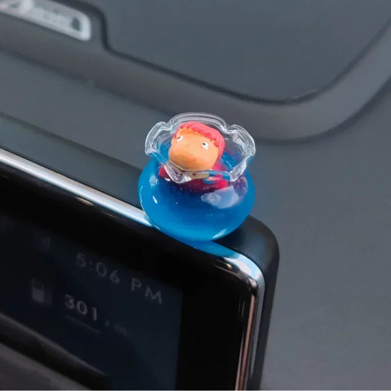 Mini Resin Garden Decorations Luminous Outdoor Yard Fish Tank Potted Plant Ornaments