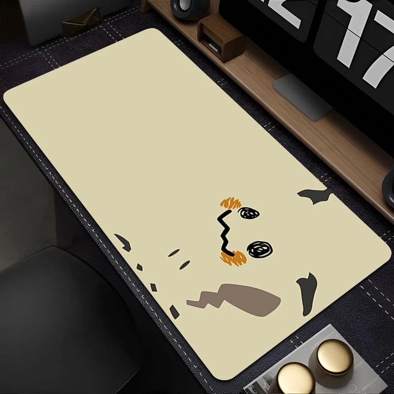 Large Gaming Mouse Pad 90x40cm with Locking Edge and Non-Slip Rubber Base