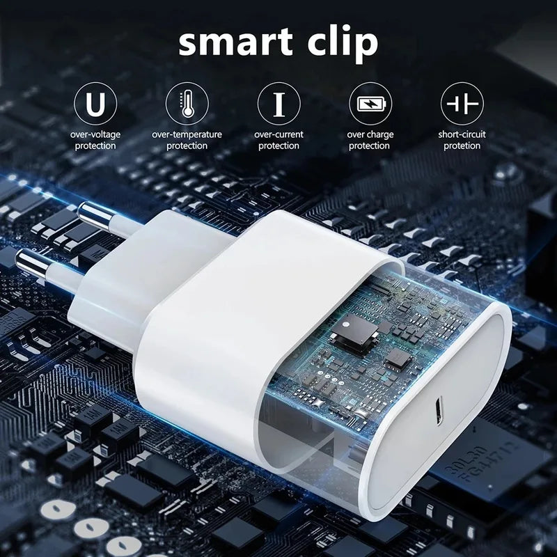 35W USB-C Fast Charger for iPhone, Samsung, Xiaomi, Huawei - Quick Power Adapter