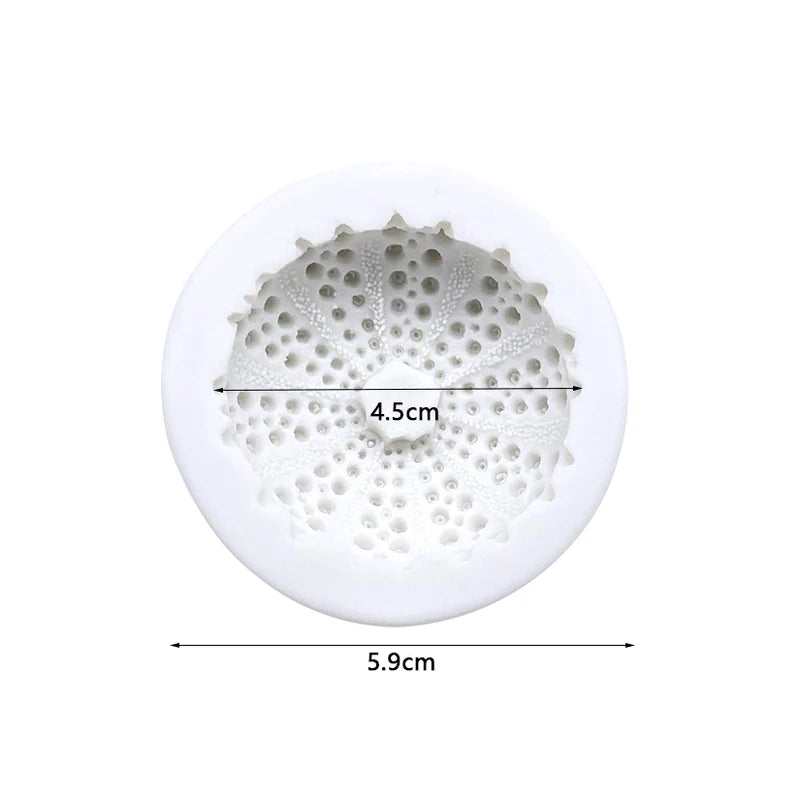 Sea Urchin Shell Silicone Cake Mold for Fondant & Chocolate Decoration