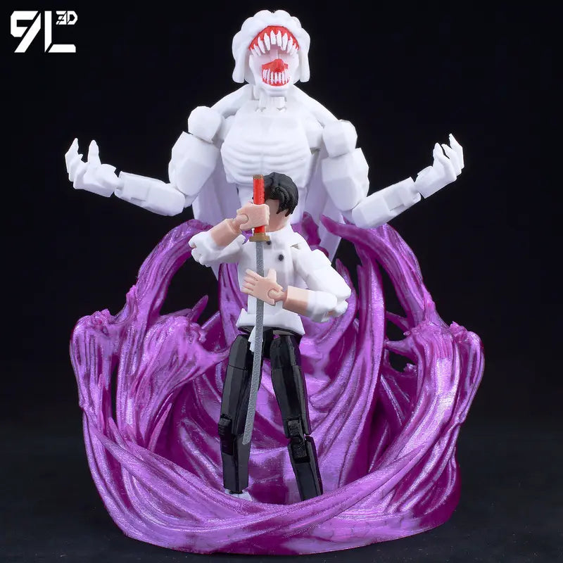 Multi-Jointed Anime Action Figure - Collectible 14cm Display Toy for Jujutsu Kaisen Fans