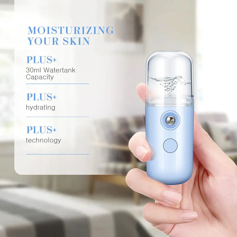 Portable USB Facial Mist Sprayer 30ml Nano Skin Care Humidifier