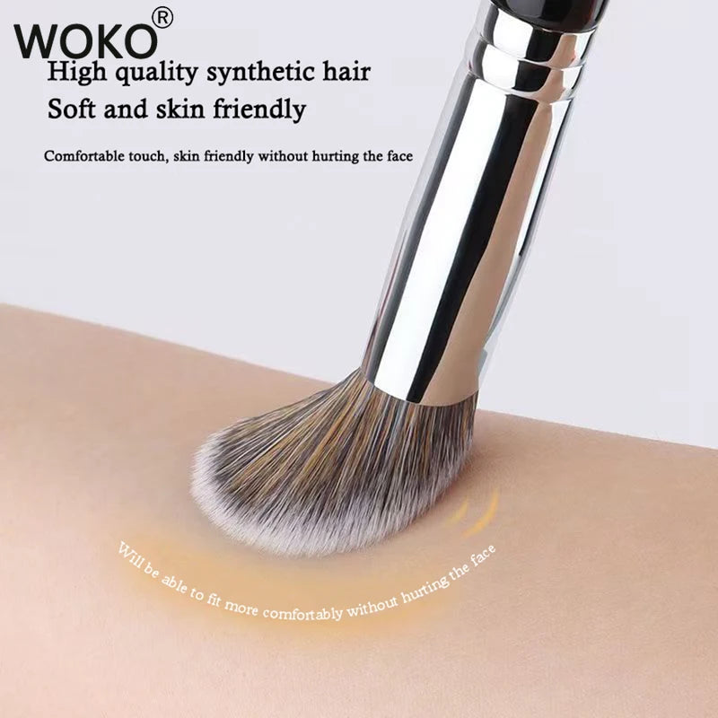 Cream Blush Brush for Fingertip & Stippling Application - Synthetic Hair Makeup Tool