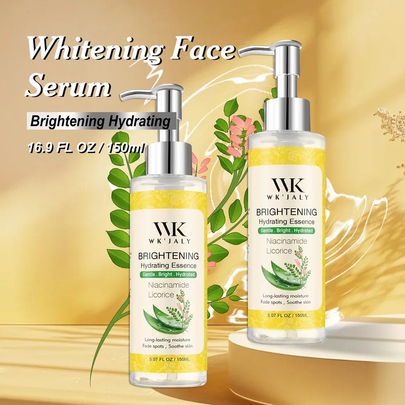 Whitening Skin Care Set with Carrot Oil & Licorice Brightening Serum - Hyperpigmentation Removal