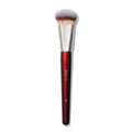 Makeup Brush Set with Dual-Sided Concealer Foundation and Complexion Brushes - Red, Gray, Black, Green