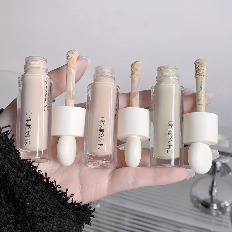 Full Coverage Liquid Concealer for Blemishes Dark Circles & Freckles - Long-Lasting & Smooth Application