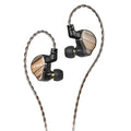 FiiO JH13 Hybrid HiFi In-Ear Monitors – 1DD + 2BA Drivers, Wooden Faceplate, Detachable 0.78mm Cable