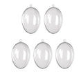 5PCS Easter Egg Party Supplies Plastic Hollow Hanging Favors Candy Box Home Decor
