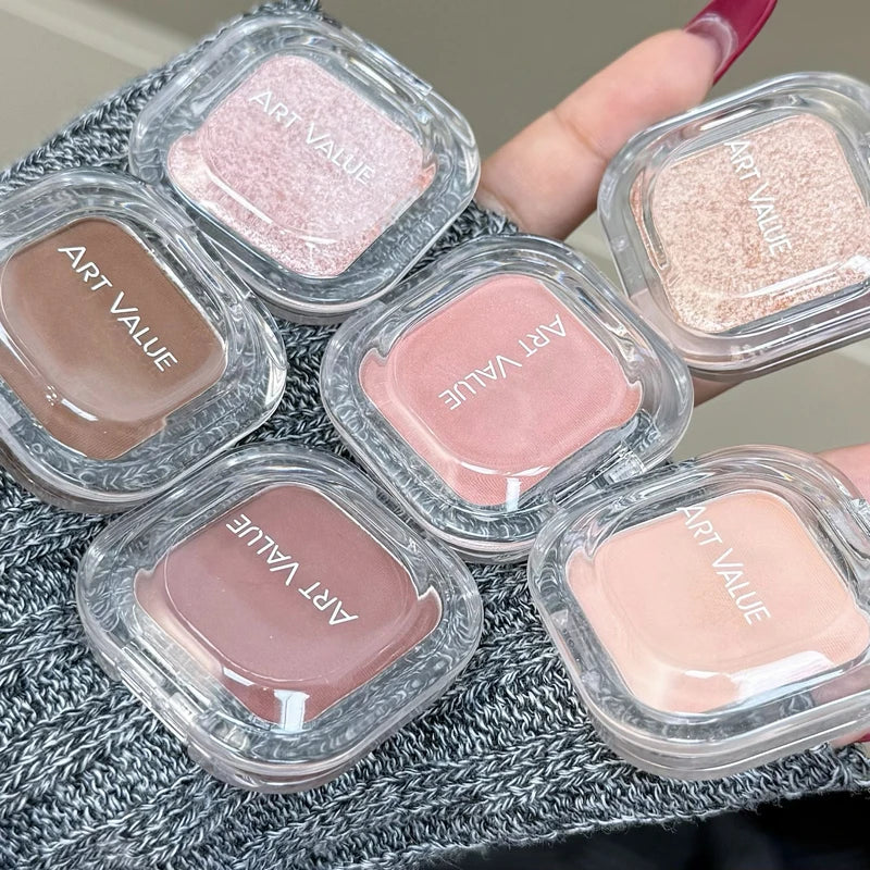 Single Color Eyeshadow Palette - Long-Lasting Matte & Shimmer Finish, No Fallout, Multi-Color Makeup