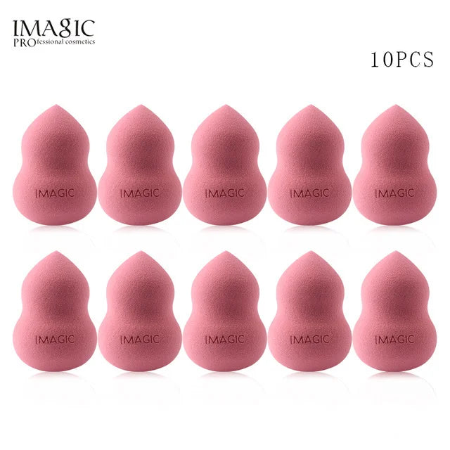 10Pcs Makeup Blender Sponge Set - Wet & Dry Foundation & Powder Blenders
