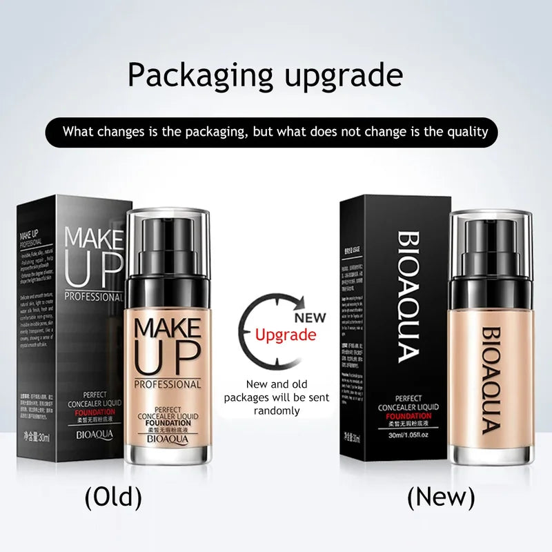 Liquid Foundation Makeup Concealer BB Cream Waterproof Long Lasting Face Base