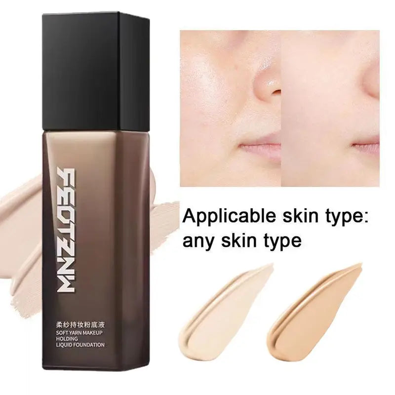 Liquid Foundation with Matte Finish & Waterproof Concealer - Light & Natural Shades