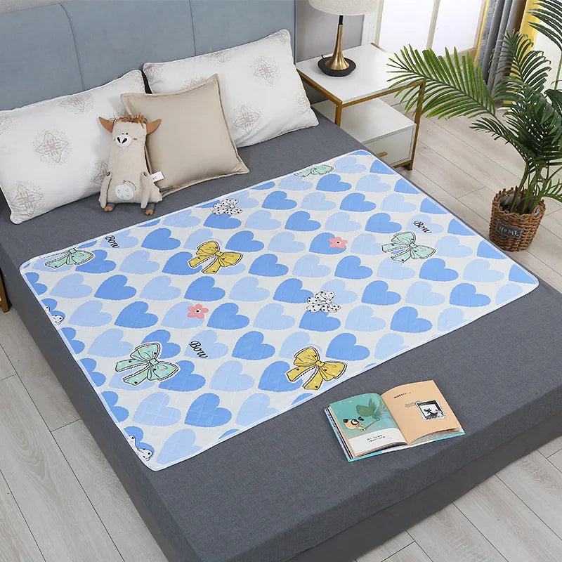 Waterproof Washable Baby & Adult Bed Protector Mattress Pad - Leakproof, Soft, Reusable
