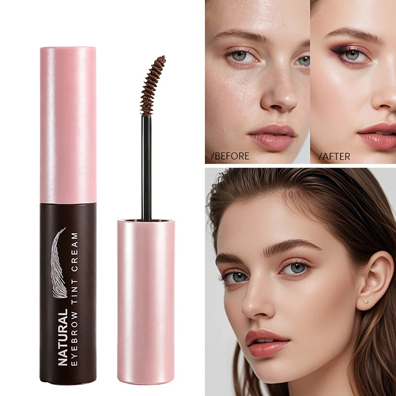 Long Lasting Waterproof Eyebrow Tint Cream - Fluffy Brow Mascara & Styling Gel