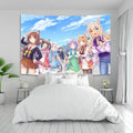 Anime Wall Tapestry with Nekopara Chocola and Vanilla Character Design - Multi-Size & Color Options