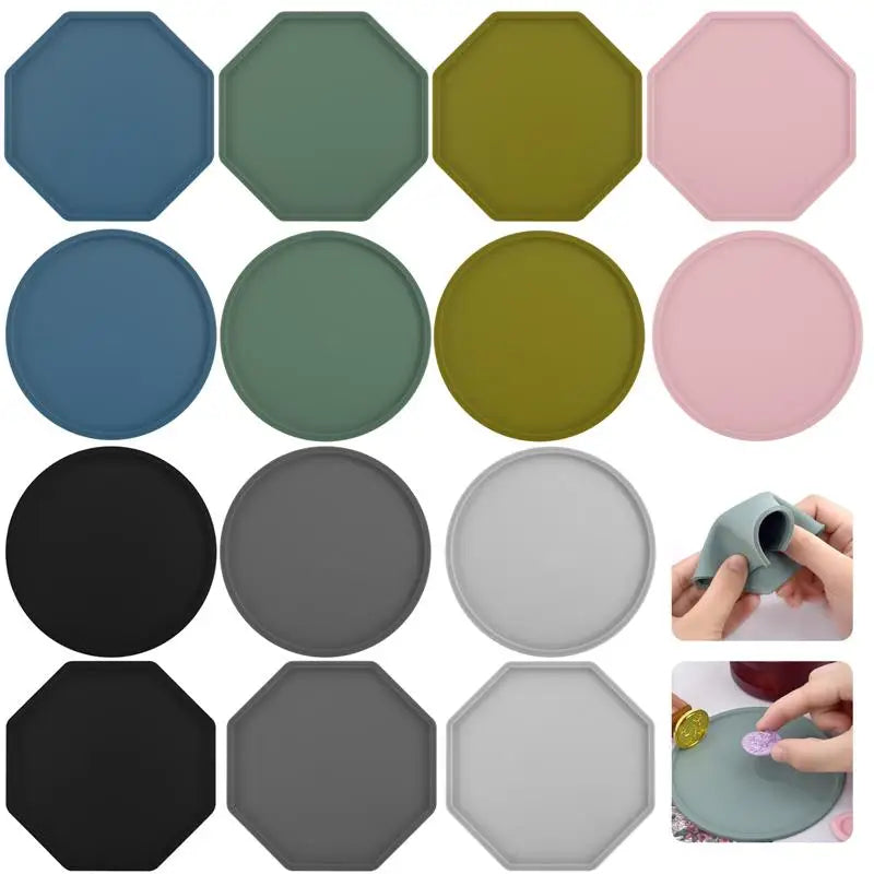 Silicone Wax Seal Pad Set for DIY Crafts and Weddings - Multiple Colors