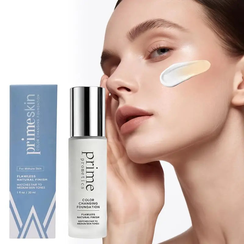 Color Shift Foundation Primer - Moisturizing, Waterproof, Longwear, Natural Finish